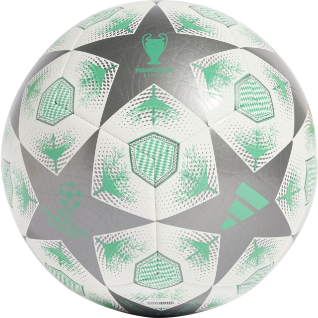 Adidas UEFA Champions League Fotboll Storlek 5 - Silver/grön