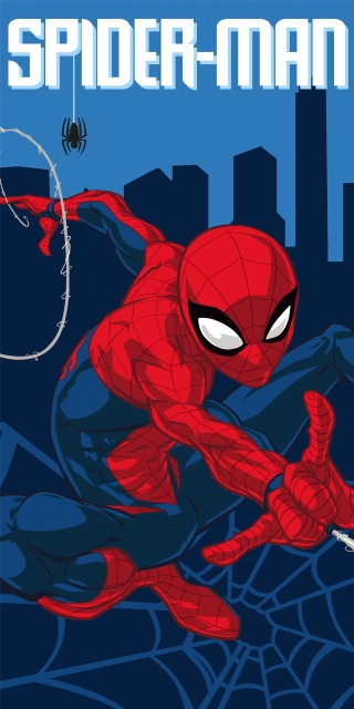 Spiderman Badhandduk - 70x140 cm (8014786)