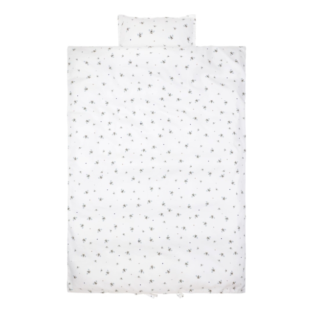 Vanilla Copenhagen Sängkläder Junior - Honeybee Happy - Milk - 100 x 140 cm, 40 x 45 cm (BEDJ3824)