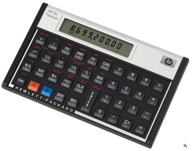 HP 12CPL Finansiell kalkylator Platinum