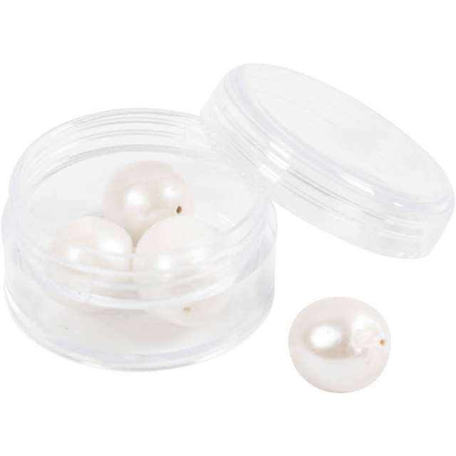 Creative Toys Creativ - Sötvattenspärlor, perforerade på längden, dia. 13-14 mm (632124)