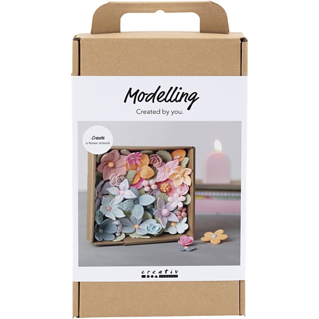 Creative Toys Creativ - Pysselkit Modellering, blommor, pastellfärger (977800)