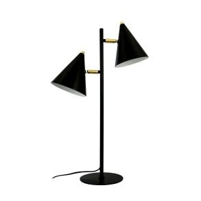Dyberg-Larsen Fransk kollektion: Rouen bordslampa - Svart - 50 cm