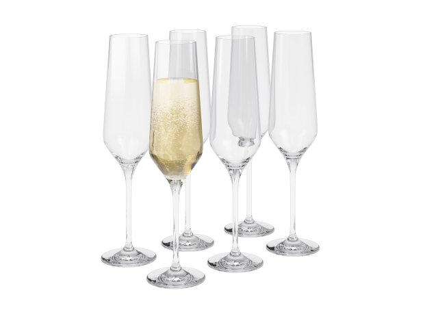Eva Trio Legio Nova Champagneglas - Uppsättning om 6