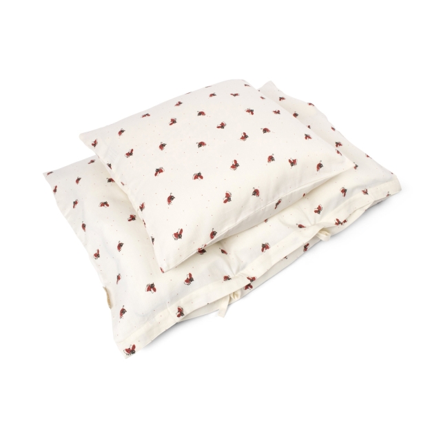 Filibabba Sängkläder för baby - Hvid - 70x100 cm