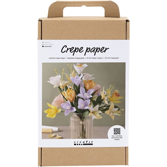 DIY Kit Crepe-papper, 1 set (977534)