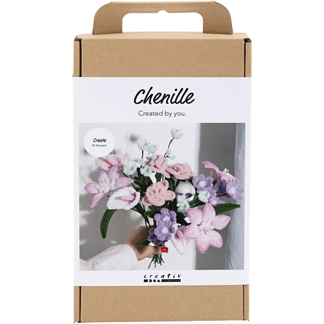 Creative Toys Creativ - Pysselkit piprensarblommor, Blommor, pastellfärger, 1 pack - ()
