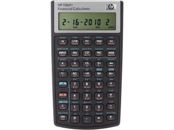 HP 10BII+ Finansiell kalkylator