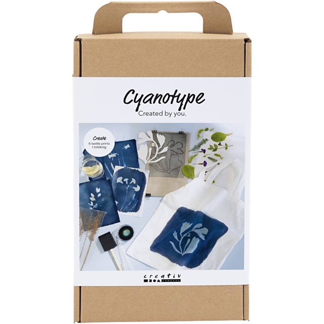 Creative Toys Creativ - Craft Kit Cyanotype, textil, blå, 1 förpackning - ()