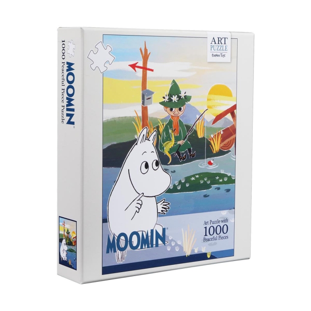Moomin Pussel 1000 Pcs Art Puzzle On Bridge