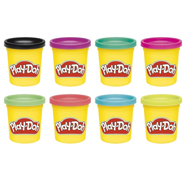 PLAY-DOH Compound 8 Pack, Vibrant, 3 Oz