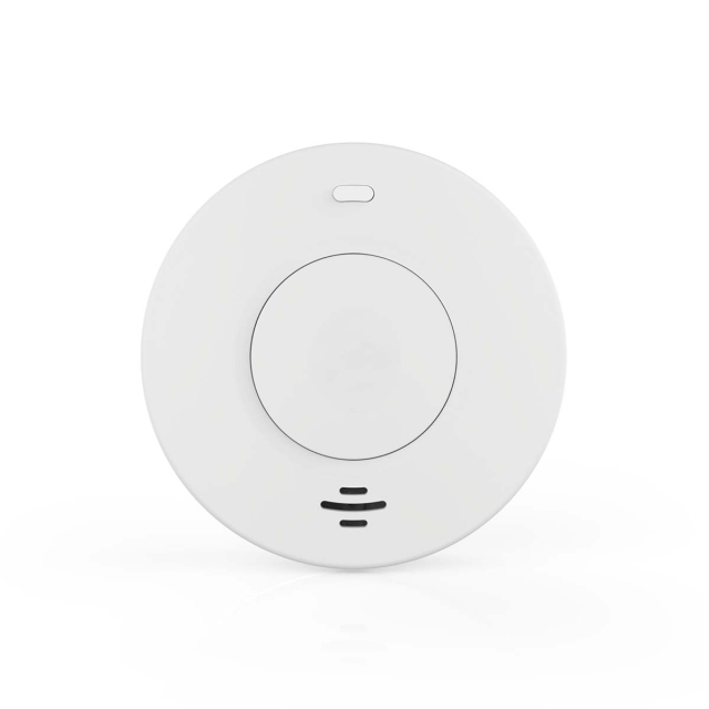 Nedis SmartLife Smoke Detector | Wi-Fi | Battery Powered | Sensor life cycle: 10 year | EN 14604 | Max. battery life: 120 Months