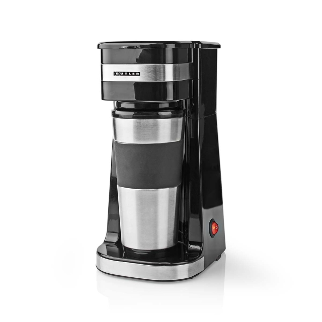 Butler Kaffebryggare för en portion | 0,4 l | 750 W | Isolerad resemugg | Automatisk avstängning | Svart