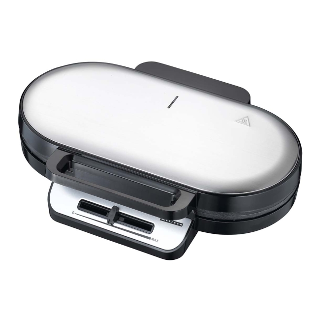 MELISSA Dubbel våffeljärn 1200W Svart / rostfritt stål