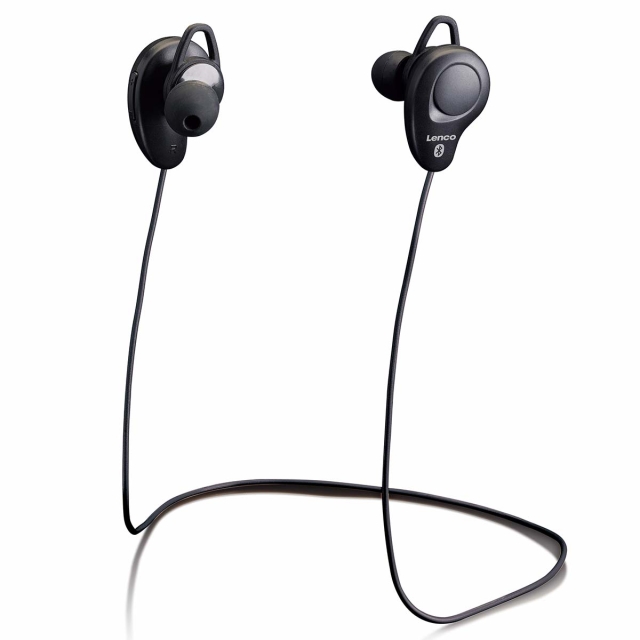 Lenco Trådlöst in-ear-headset Svart
