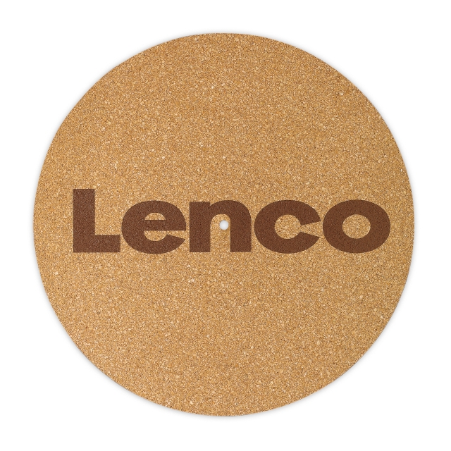 Lenco Slipmat för skivspelare tillverkad av kork