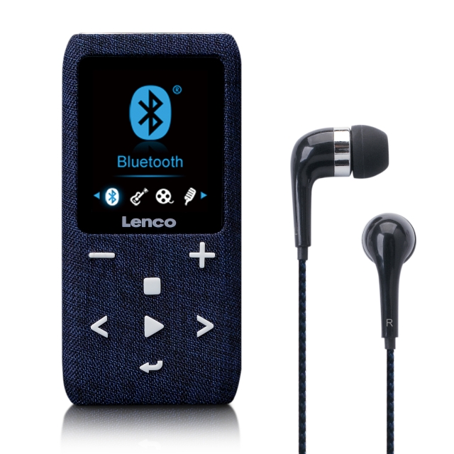 Lenco MP3/MP4-spelare med Bluetooth® 8 GB Micro SD-kort Blå