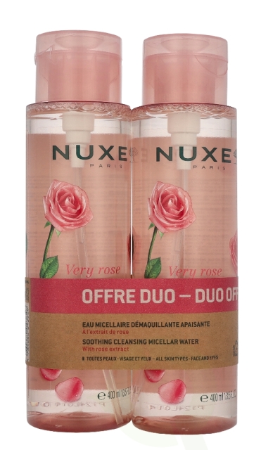Nuxe Very Rose Micellar Water Duo @ 1 pack x 800 ml 2 x 400ml
