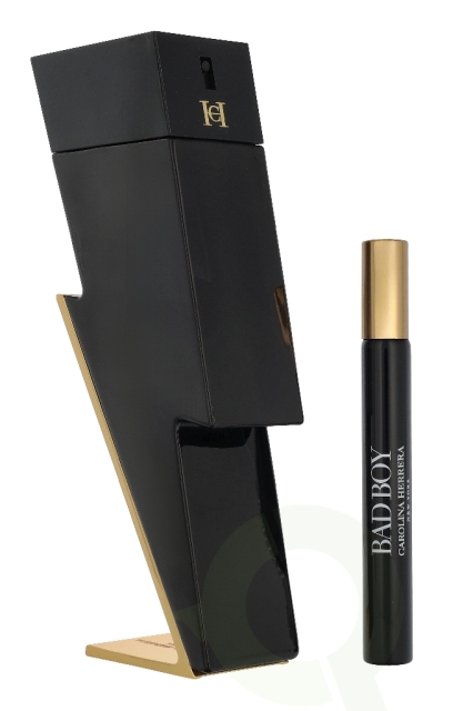 Carolina Herrera Bad Boy Giftset 110 ml Edt Spray 100ml/ Edt Spray 10ml