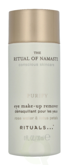 Rituals Namaste Purify Eye Make-Up Remover 30 ml Rose Water & Lotus Petals