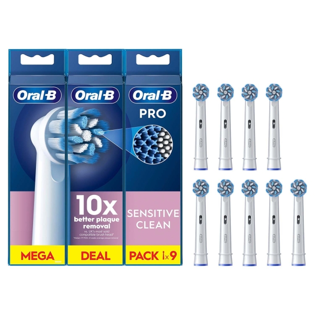Oral B Borsthuvud Sensitive Clean & Care 3+3+3st