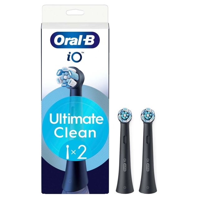 Oral B Borsthuvud iO Ultimate Clean Black 2st
