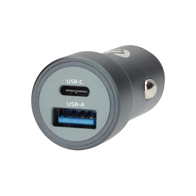 Nedis Billaddare | 48 W | 1.5 / 2.0 / 3.0 A | Antal utgångar: 2 | Port typ: USB-A / USB-C™ | Automatiskt val av Spänning