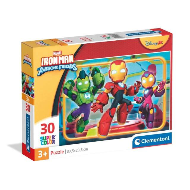 Clementoni Pussel 30 Pcs Iron-Man and His Awesome Friends