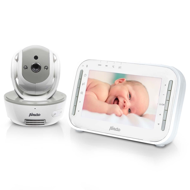 Alecto Video babyvakt med 4,3" färgdisplay Grå