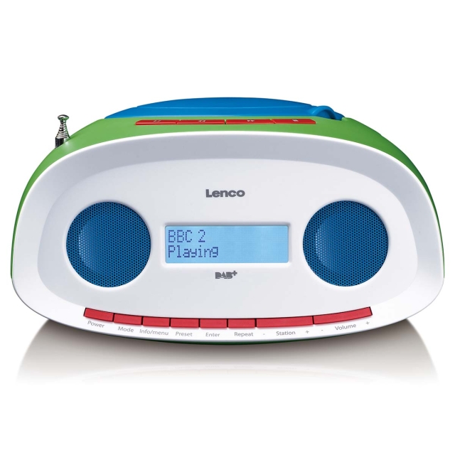 Lenco Bärbar DAB+/FM-radio med CD- och USB-spelare