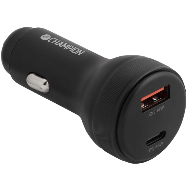 Champion Billaddare 83W 2-port QC/PD Svart