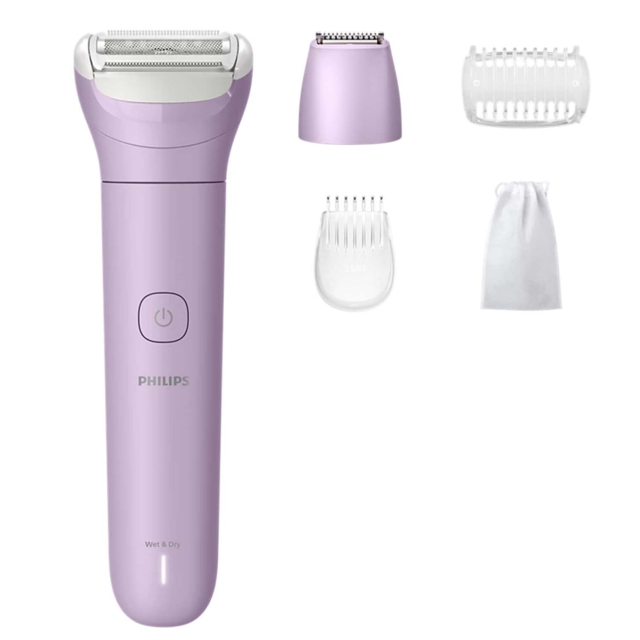 Philips Lady Shaver sladdlös, våt och torrakning +4 tillbehör BRL138/00