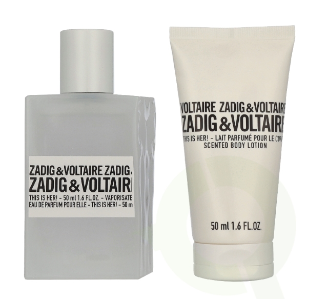 Zadig & Voltaire This Is Her! Giftset 100 ml Edp Spray 50ml/Body Lotion 50ml