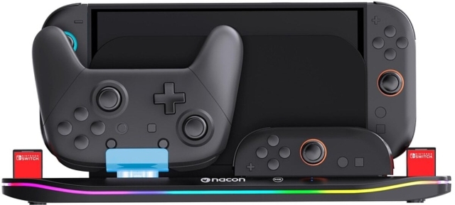 NACON Laddningsstation XL för Nintendo Switch II – Ladda 4 Joy-Cons