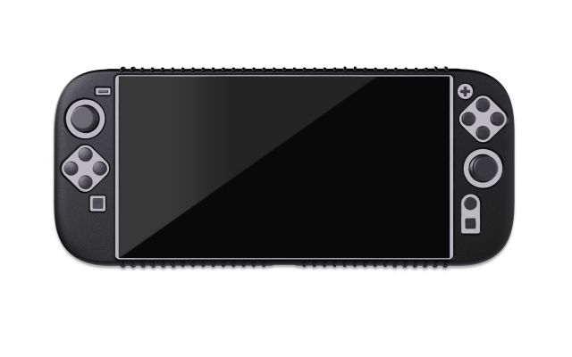 NACON Silikongrepp för Nintendo Switch II – Skyddsfodral i svart