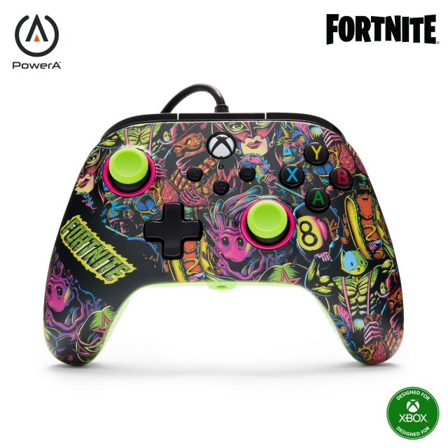 PowerA Advantage Wired Controller – Fortnite Glow