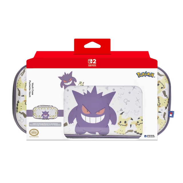 Hori Vault-fodral för Switch 2 – Gengar & Mimikyu – Lila