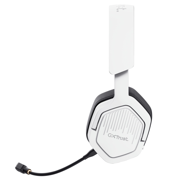 Trust GXT493W Carus trådlöst headset – vitt