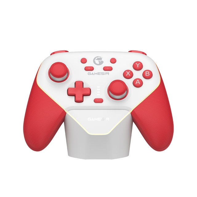 GameSir Super Nova Multiplatform Gamepad – röd och vit