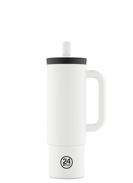 24Bottles Straw Cup – Ice White – 800 ml