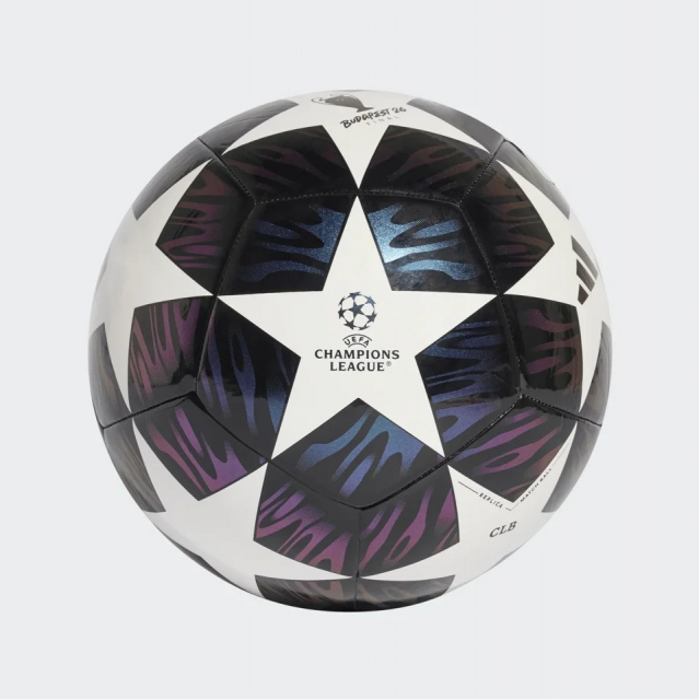 Adidas UEFA Champions League-fotboll, storlek 5 – Svart