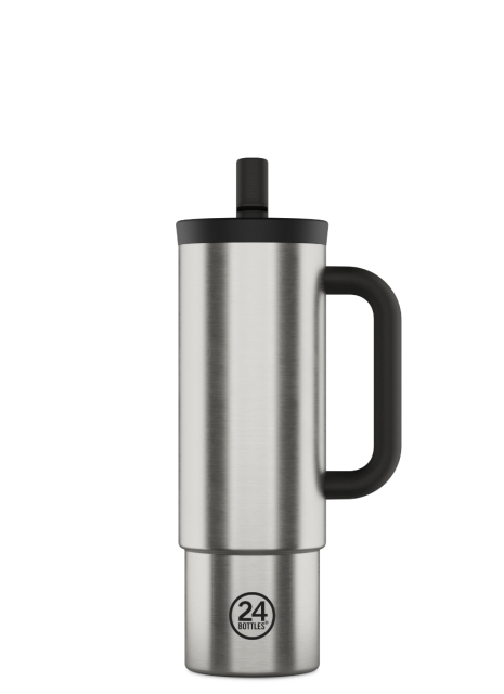 24Bottles Straw Cup – borstat stål – 800 ml
