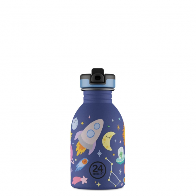 24Bottles Urban Bottle – Space Friends – Blå – 250 ml