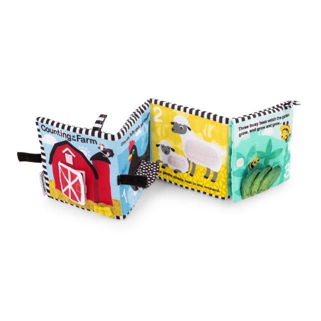 Baby Einstein Counting at the Farm™ – mjuk aktivitetsbok (BE-17303)