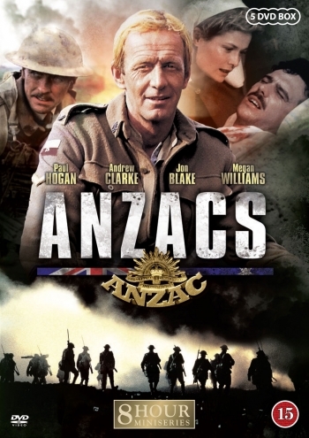 Majeng Media AB Anzacs – Miniserie i 5 DVD-delar med Paul Hogan i huvudrollen – En serie om första världskriget som man inte får missa