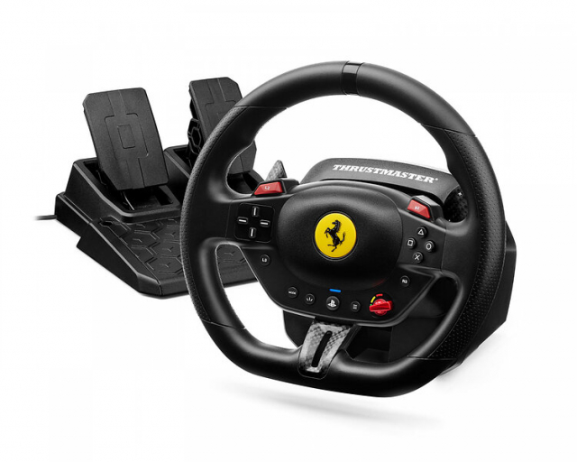 ThrustMaster T98 Ferrari 296 GTB  ratt för PS5, PS4, PC