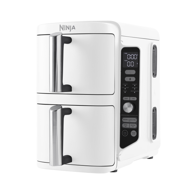 Ninja Double Stack XL – SL400EUWH – Luftfritös med två lådor (9,5 l) och SYNC & MATCH