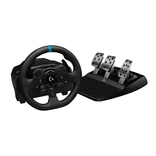 Logitech G923-ratt och pedaler för PS5, PS4 och PC – USB
