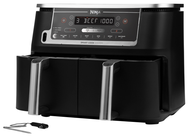 Ninja Foodi Max Dual Zone AF451EU – Luftfritös med Smart Cook-system – 9,5 liter