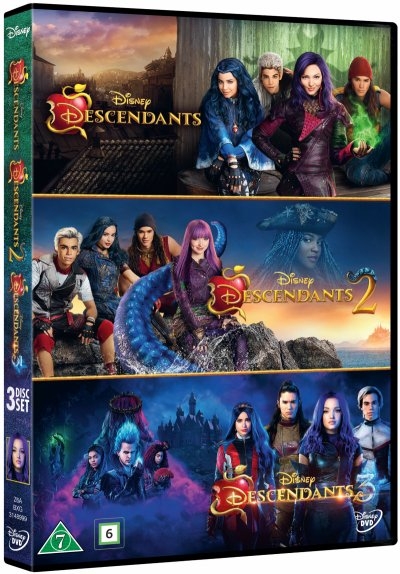 Disney Descendants: Samlingsbox med 3 filmer (3 skivor)